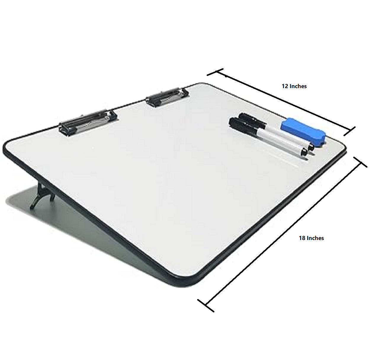 AWELUX Slant Board for Writing-Dry Erase White Board Workstation, Portable 10-15° Adjustable Working Surface for Optimal Writing and Reading, Magnetic Slant White Board for Kids Office Home